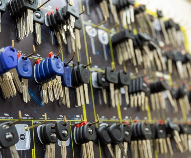 Collection of van keys