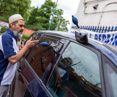 A car being unlocked