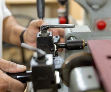 A key being repaired