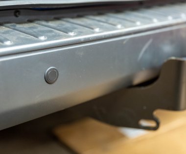 Parking sensor on the back of the car