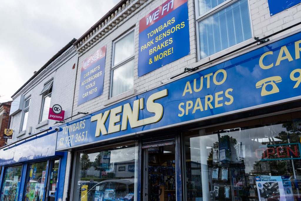 The front of Ken’s Auto Spares in Bulwell