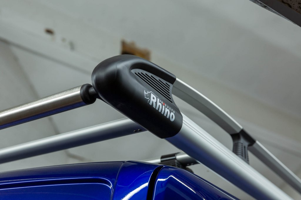 Rhino roof bars fitted to the roof of a van