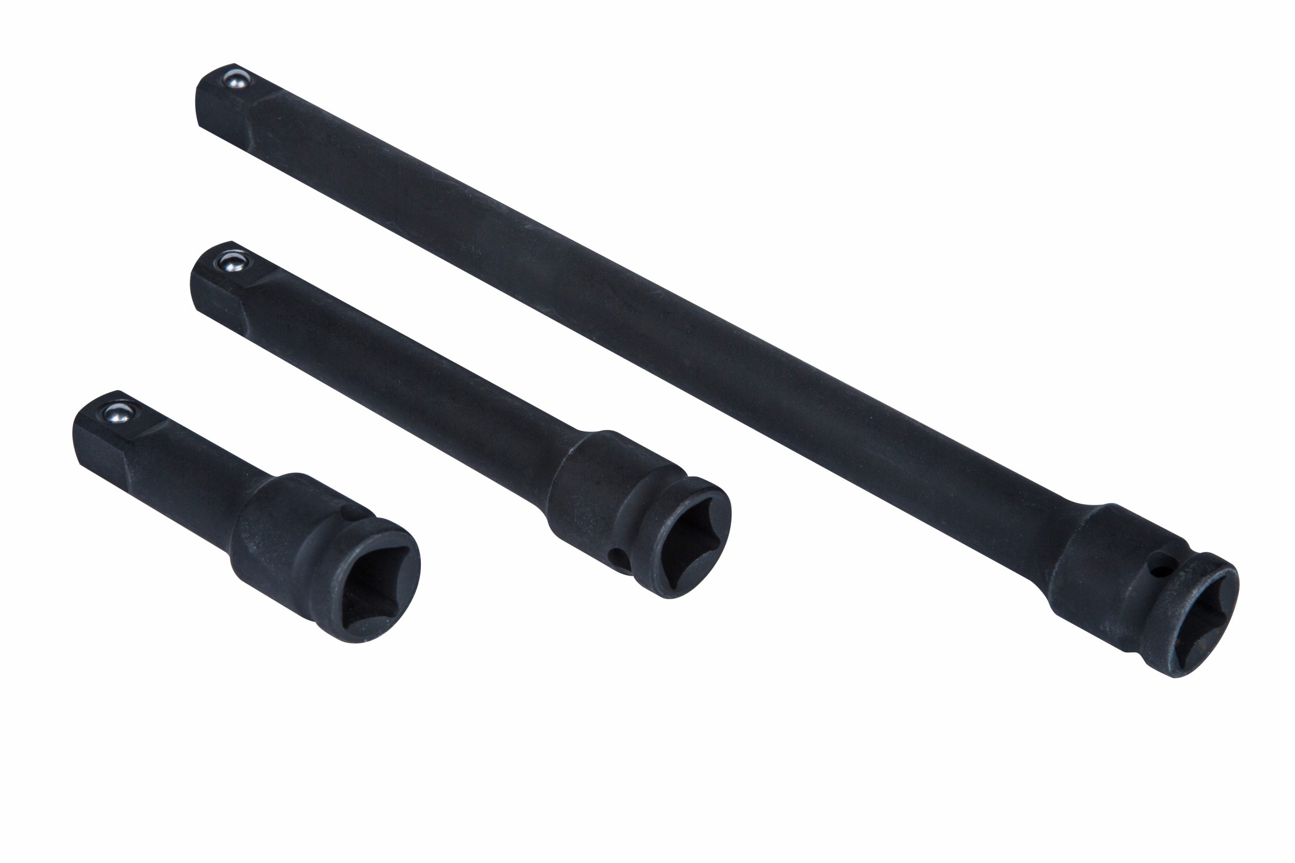 Bluespot 1/2" Impact Extension Bar Set 3pc CrV Air Tool 75/125/250mm - Image 2