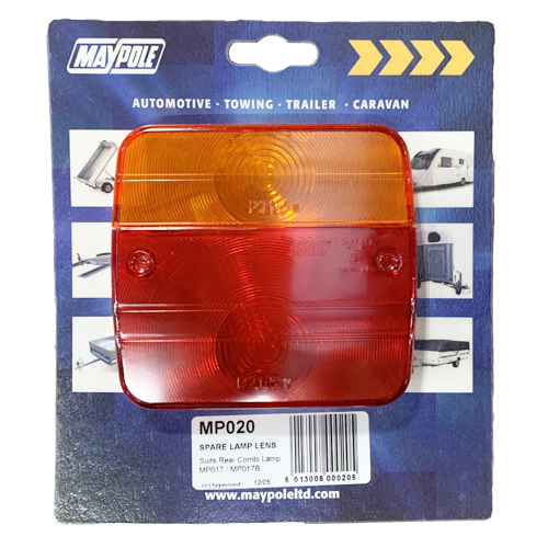 Maypole Replacement Lens MP17 Lamp Trailer Truck Lorry 12V 24V LED Rear