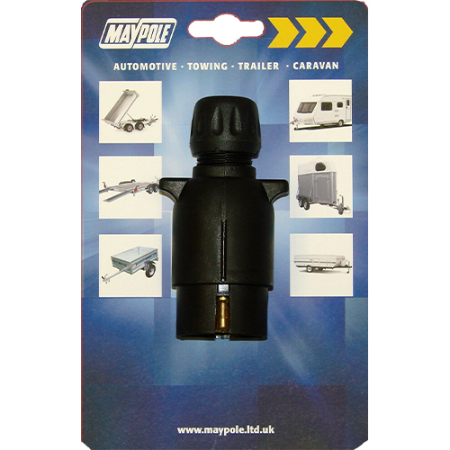 Maypole 12N Type 7 Pin Plastic Plug Trailer Towing Towbar Caravan Electrics