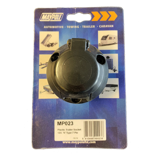 Maypole 12N Type 7 Pin Plastic Trailer Caravan Towbar Socket
