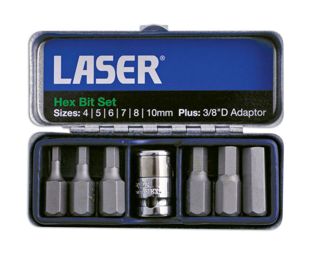 Laser 0593 7 Piece Hex Bit Screwdriver Set - Image 4