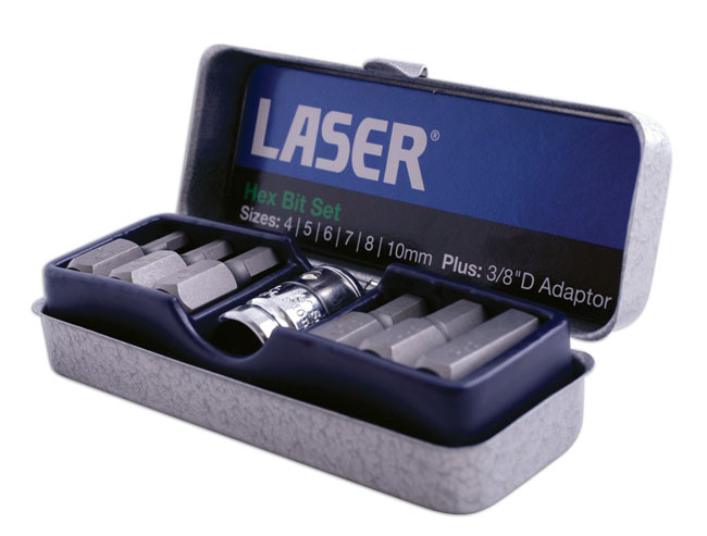 Laser 0593 7 Piece Hex Bit Screwdriver Set - Image 5