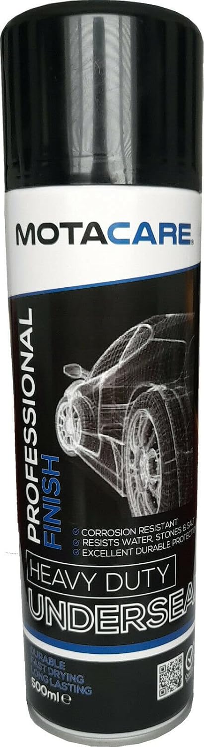 MOTOCARE Heavy Duty Underseal Spray Underbody Rust Proofing Protection