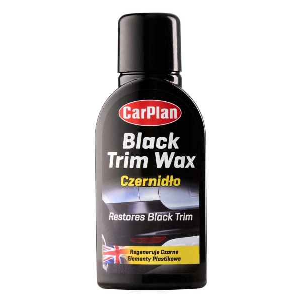 CARPLAN Black Trim Wax Restorer & Protectant for Exterior Plastic Rubber