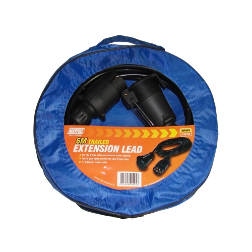Maypole 7 Pin Trailer Extension Lead 6m Plug to Flying Socket - Image 2