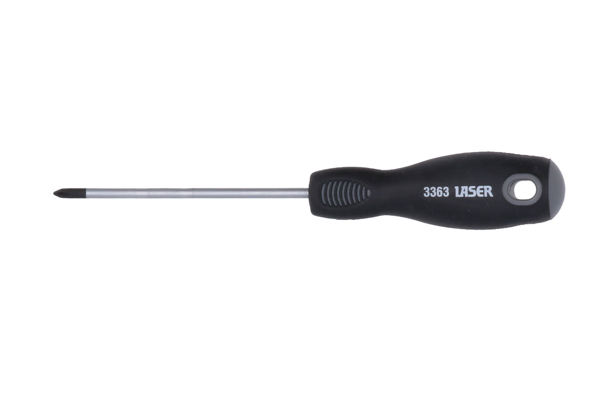 Phillips Magnetic Ergonomic Screwdriver Ph0x75mm 150mm Laser Connect 3363
