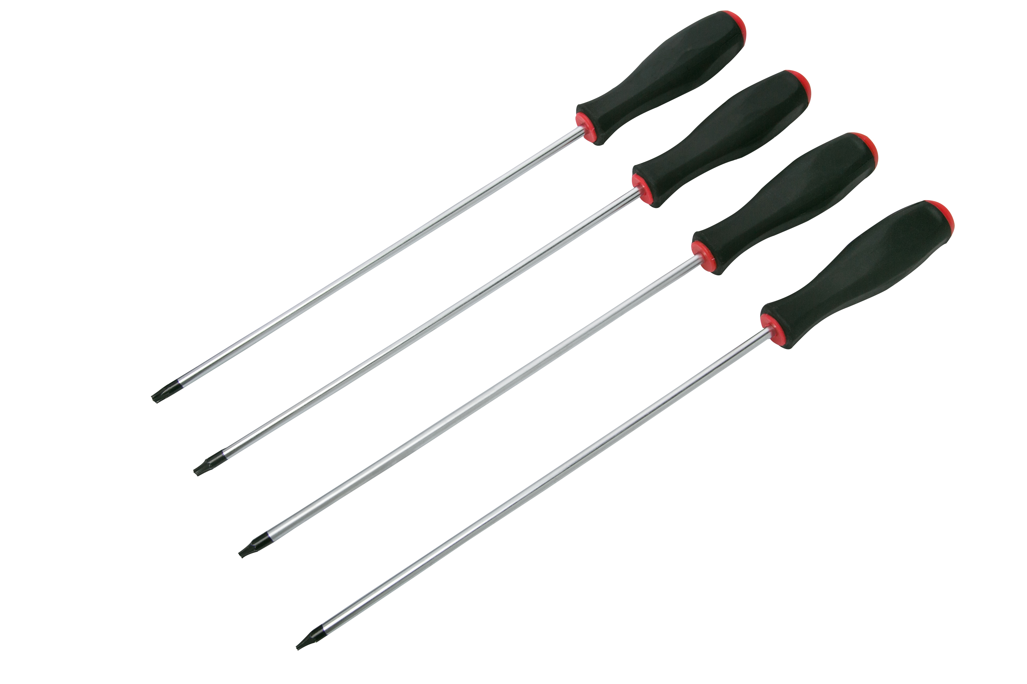 Bluespot 4pc 10" Torx Screwdriver Set Chrome Vanadium Ergonomic T15 T20 T25 T30 - Image 2