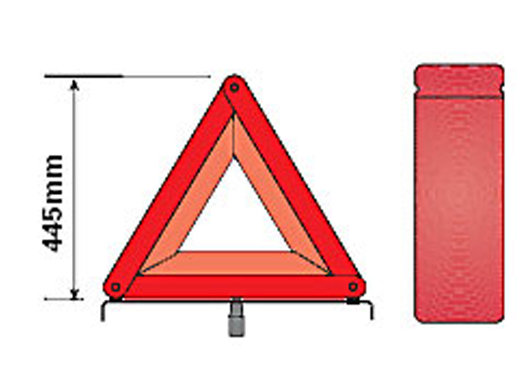 Maypole E Approved Warning Triangle Trailer Caravan Car Van Towing Towbar - Image 2