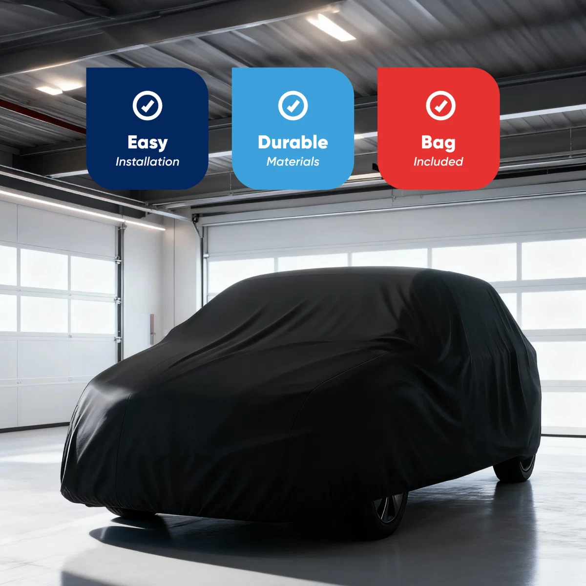 Streetwize Car Cover Medium Water Resistant Breathable 170"L X 65" - Image 2