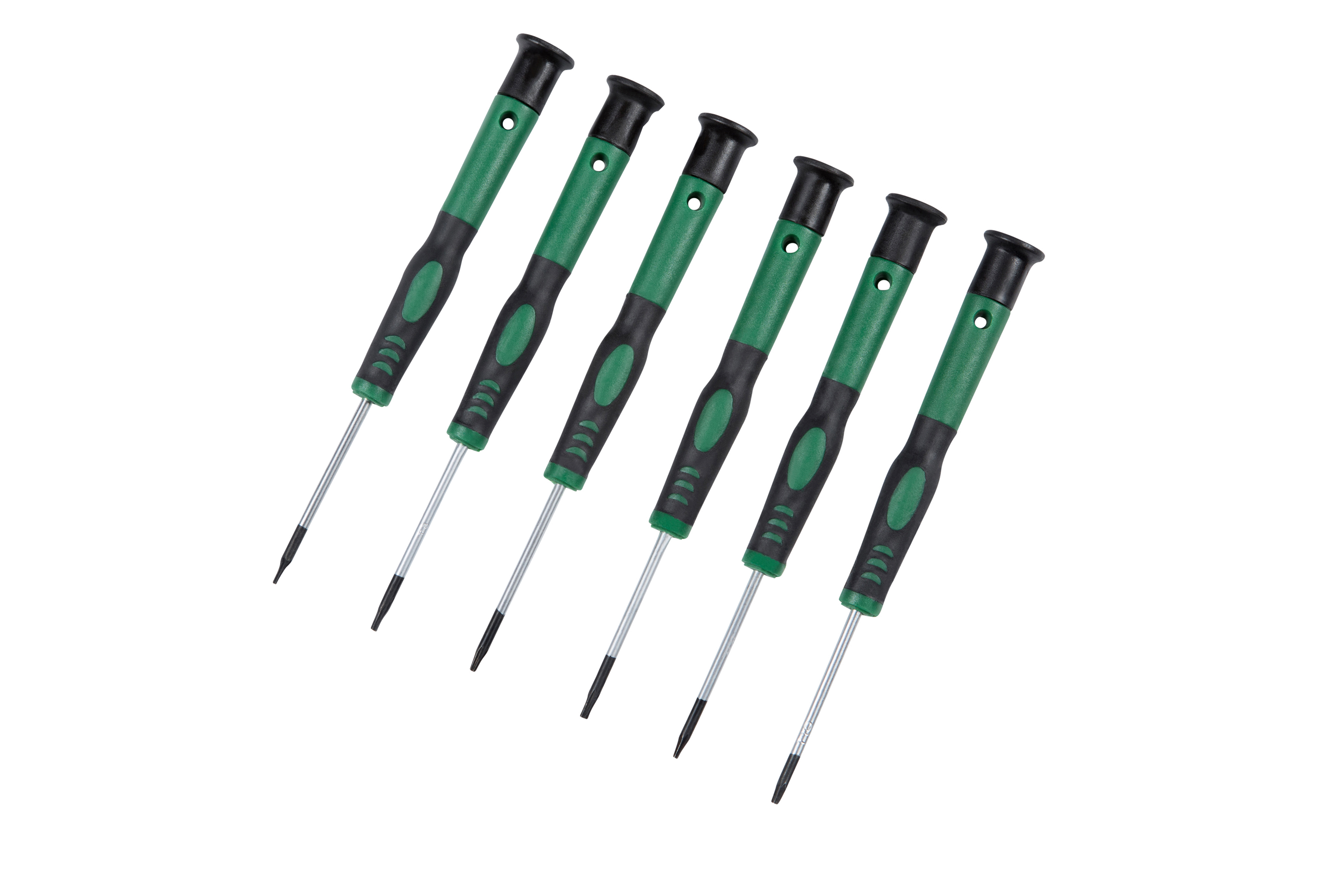 BlueSpot 6pc Precision Torx Screwdriver Set Chrome Vanadium Magnetic Tips Case - Image 2