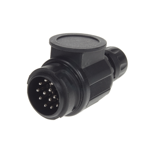 Maypole 12V 13 Pin Plastic Trailer Plug Caravan Towing Towbar - Image 3