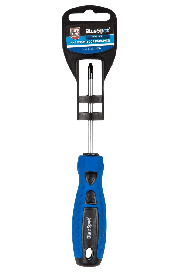 BlueSpot PH1 75mm Chrome Vanadium Screwdriver