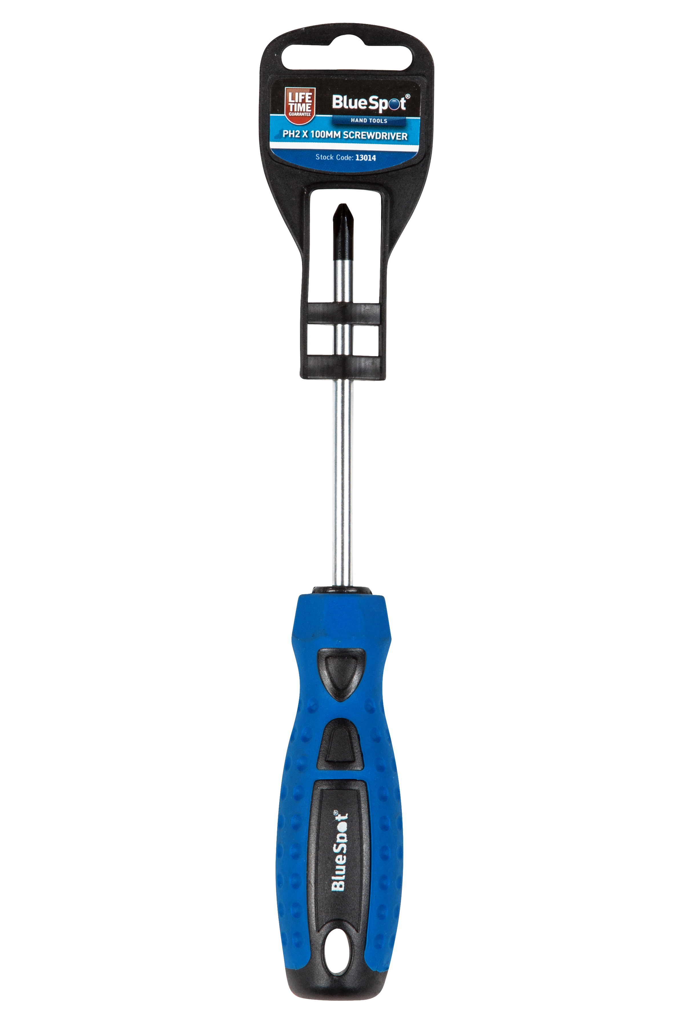 BlueSpot PH2 Screwdriver 100mm Chrome Vanadium
