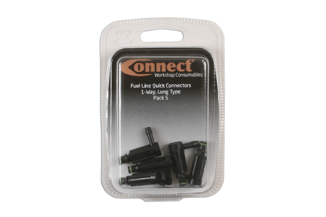 Connect Fuel Line 1 Way Long Connector Hose Repair 5 Pack
