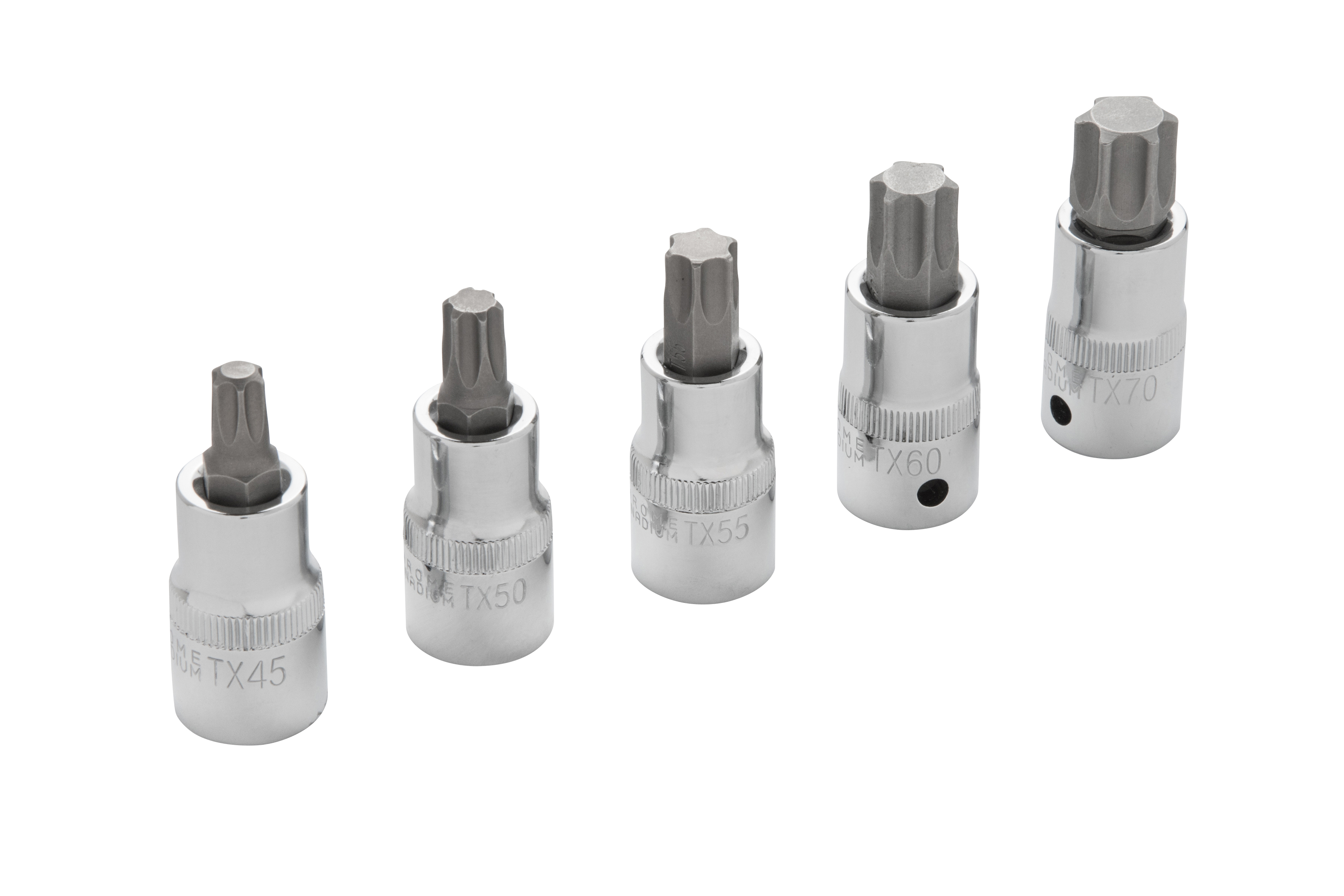 BlueSpot 5pc 1/2" Torx Bit Set (T45-T70) (EVA FOAM) - Image 3