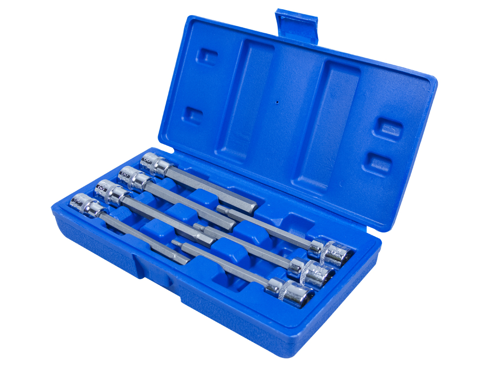BlueSpot 7pc 3/8" Extra Long Hex Socket Bit Set (H3-H10) - Image 3