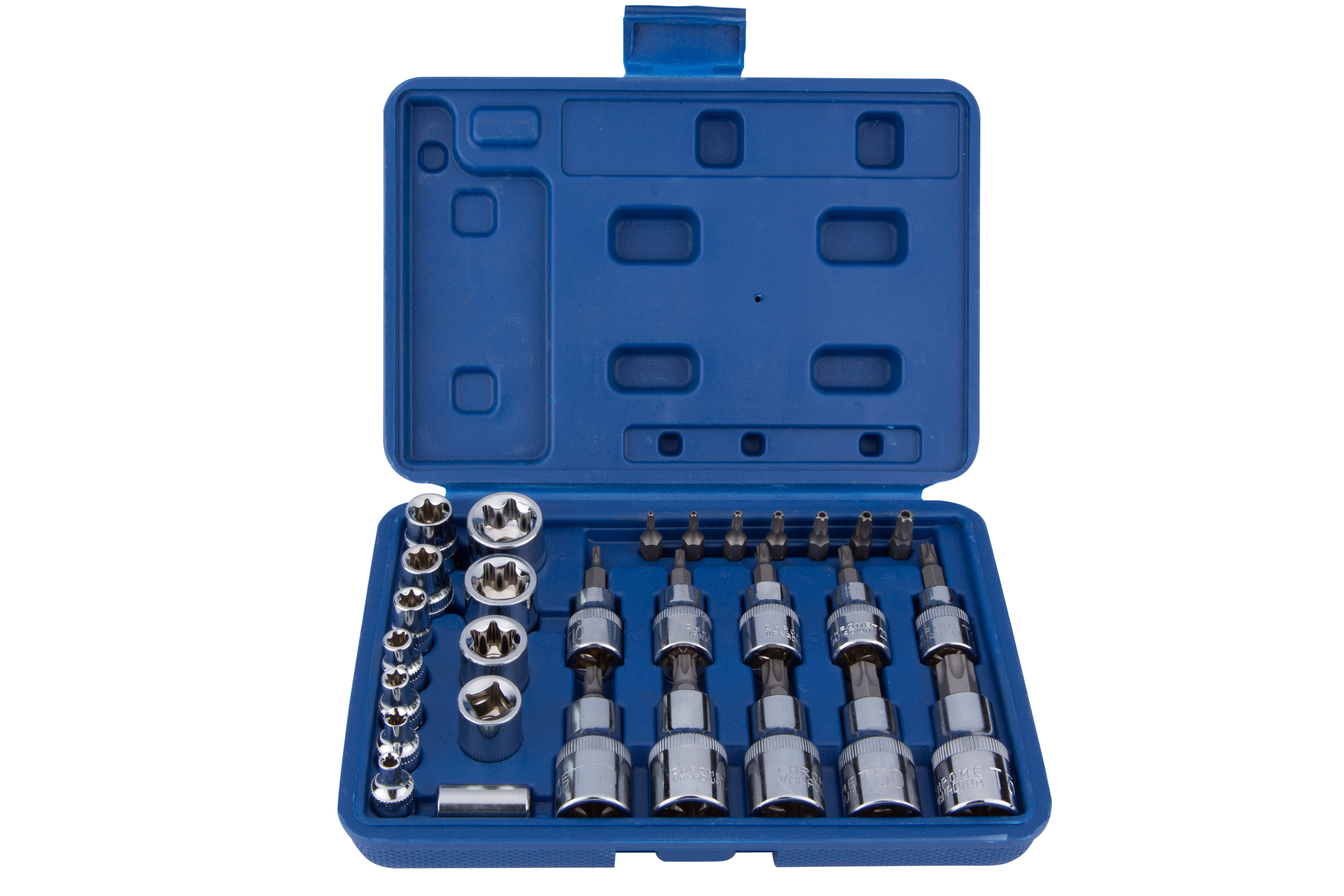 BlueSpot 29pc Torx Socket & Bit Set (T10-T55) (E4-E20) - Image 2
