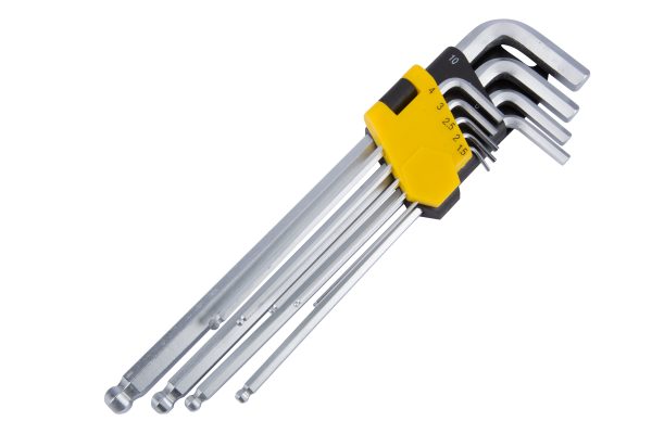 BlueSpot 9pc Extra-Long Ball End Hex Key Set (1.5-10mm)