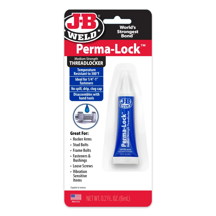J-B Weld Perma-Lock Medium Strength Threadlocker 6ml (Pack of 12) 24206