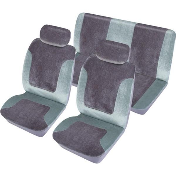 COSMOS Universal Car Seat Cover Set Grey Heritage