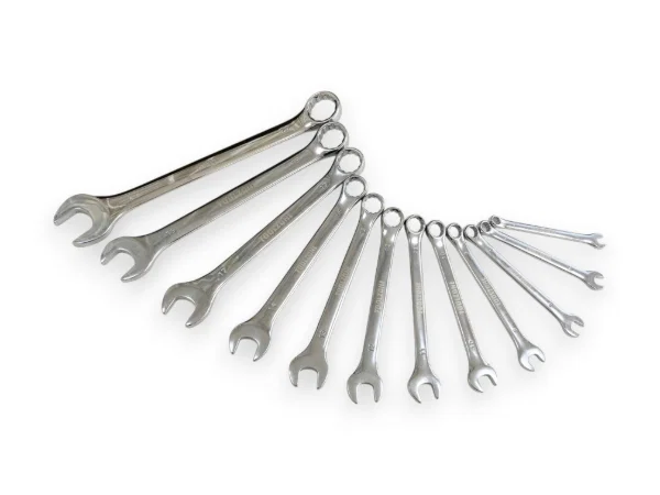 Toolzone 12PC Metric Polished Combination Spanner Set SP110