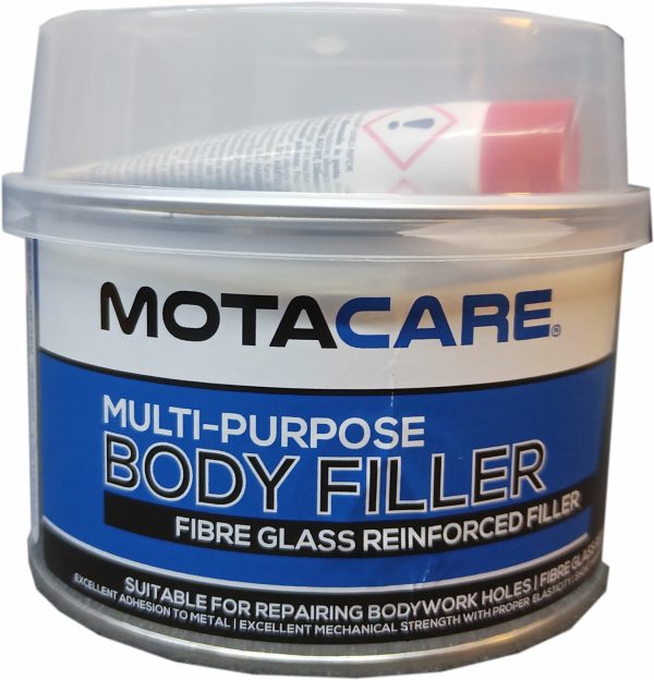 MOTACARE Fibre Glass Filler 250g Car Body Repair Putty Hole Dent Fix