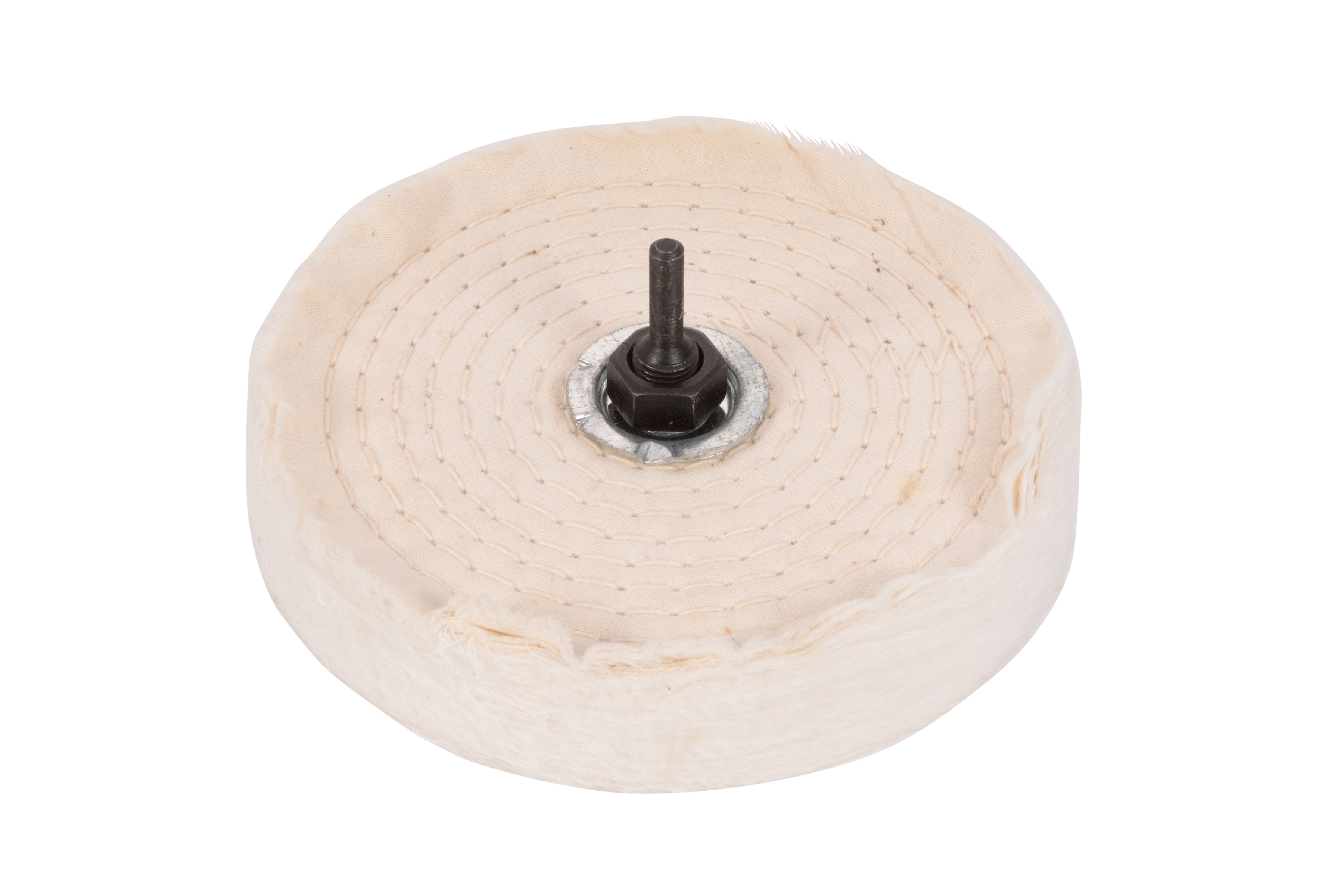 BlueSpot 150mm 6in Polishing Mop 6mm Shank Cotton - Image 3