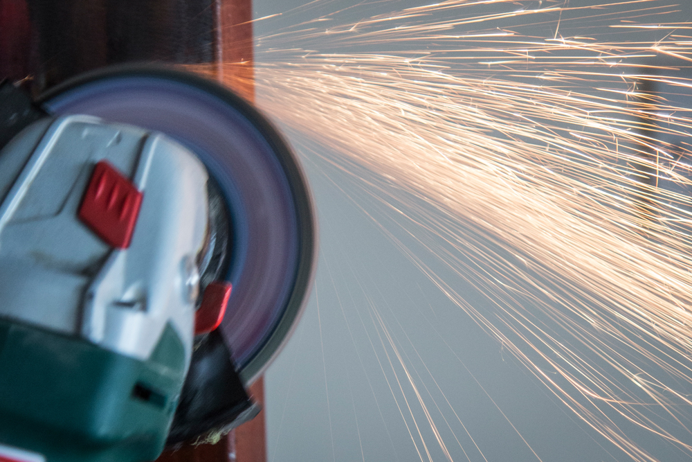 BlueSpot Angle Grinder Flap Disc 115mm (4.5") Aluminium Oxide 120 Grit - Image 2