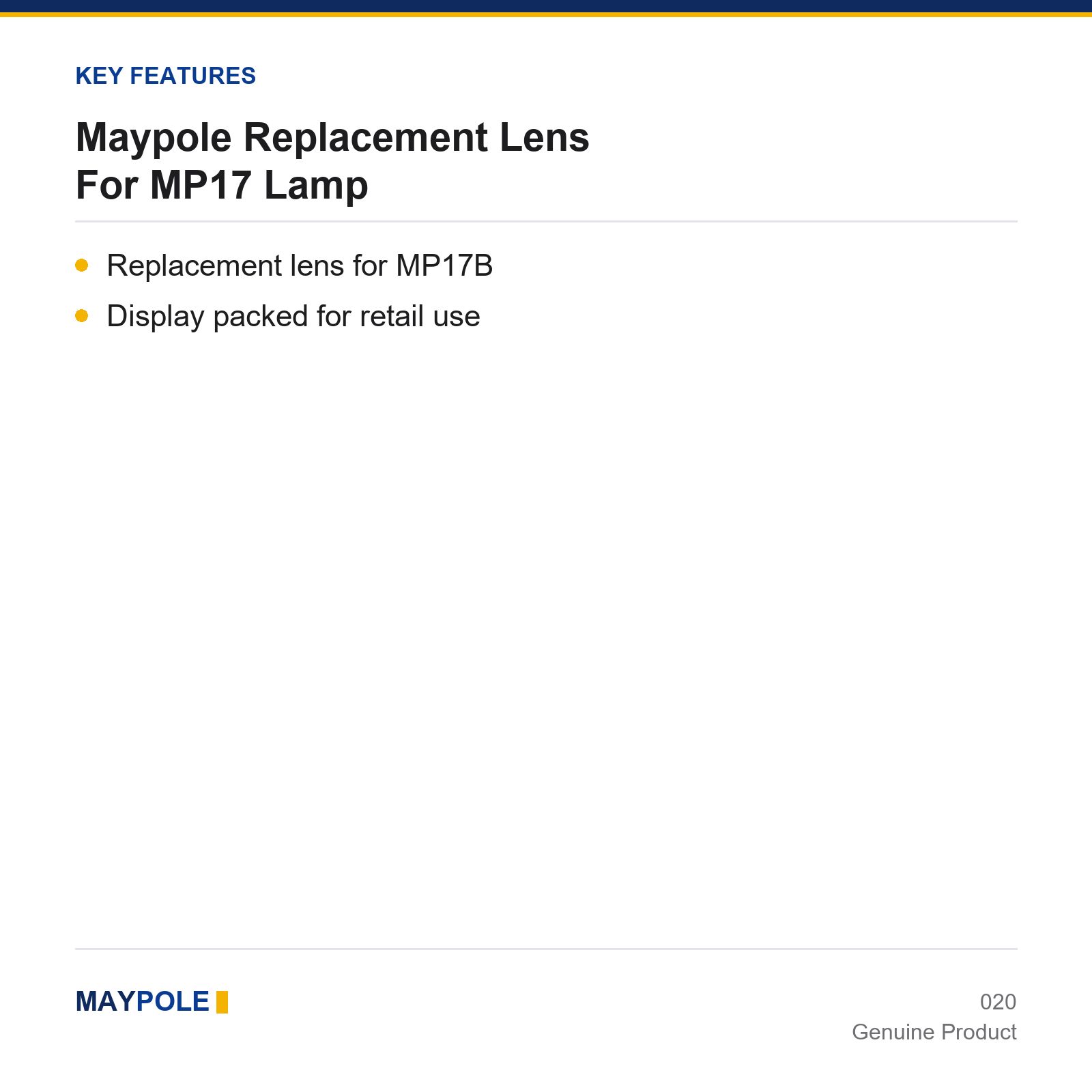 Maypole Replacement Lens MP17 Lamp Trailer Truck Lorry 12V 24V LED Rear - Image 3