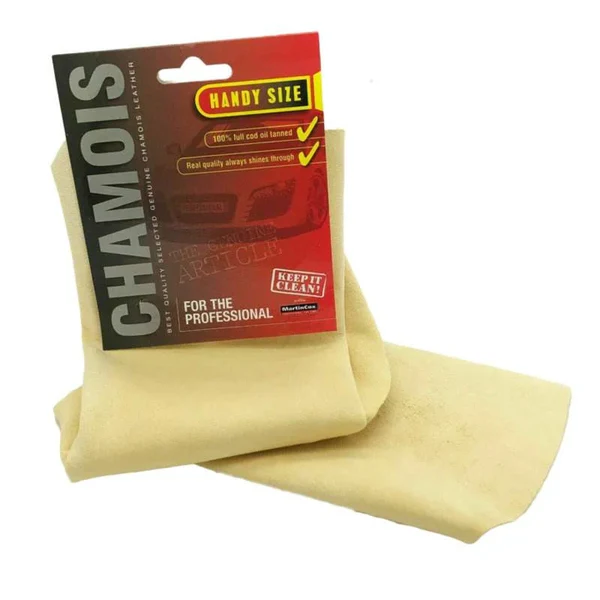 MARTIN COX 3 1/4 sq ft Genuine Chamois Leather Car Drying Polishing Cloth