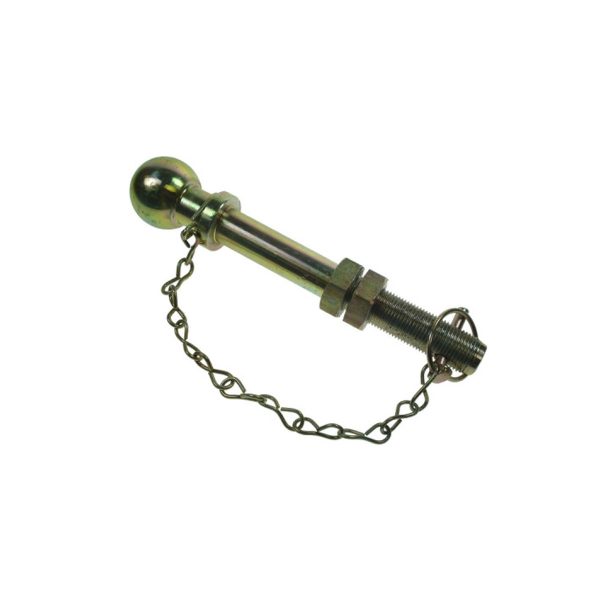Maypole 50mm Towball & Pin Long Threaded 1″ 25mm 190mm Car Caravan Trailer