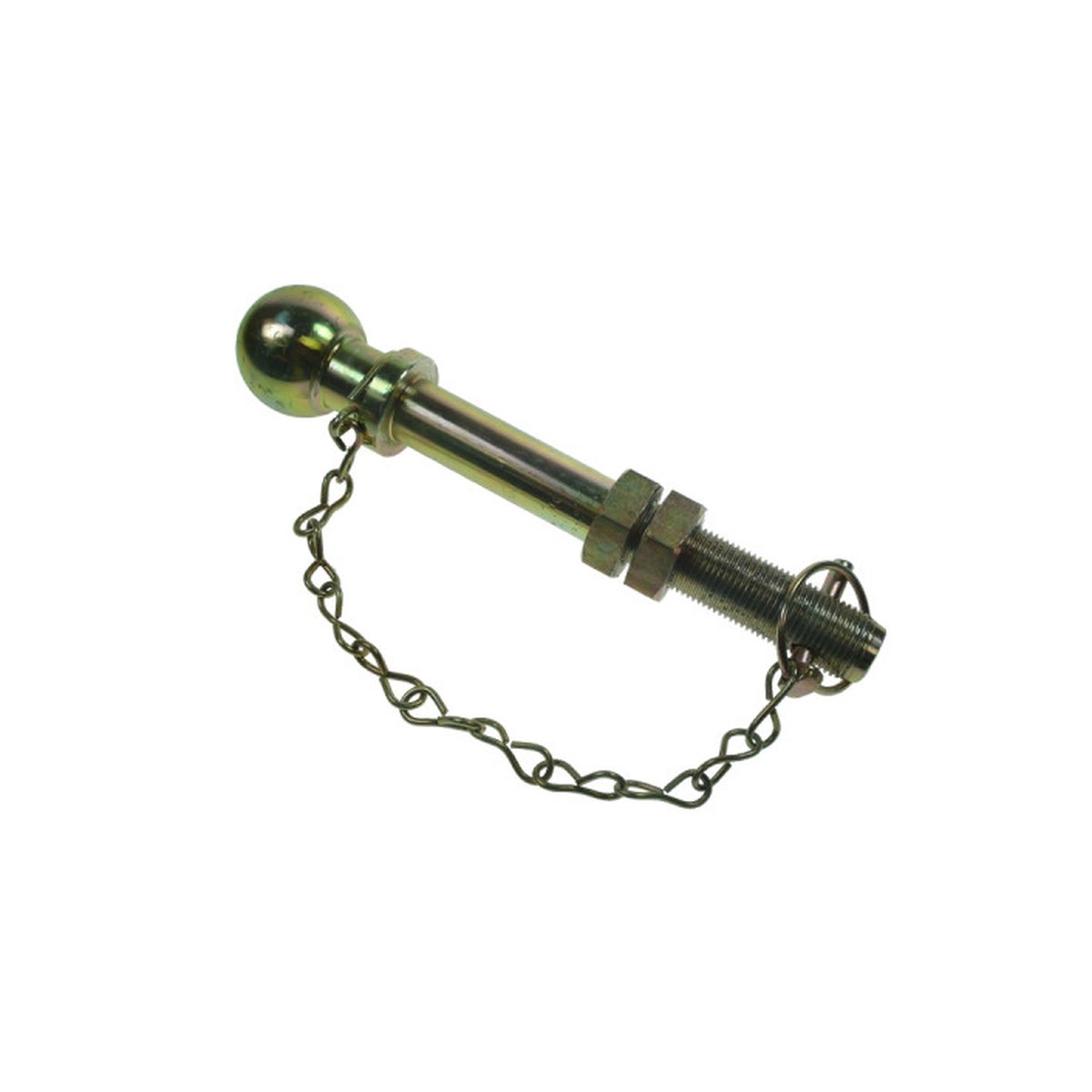 Maypole 50mm Towball & Pin Long Threaded 1″ 25mm 190mm Car Caravan Trailer