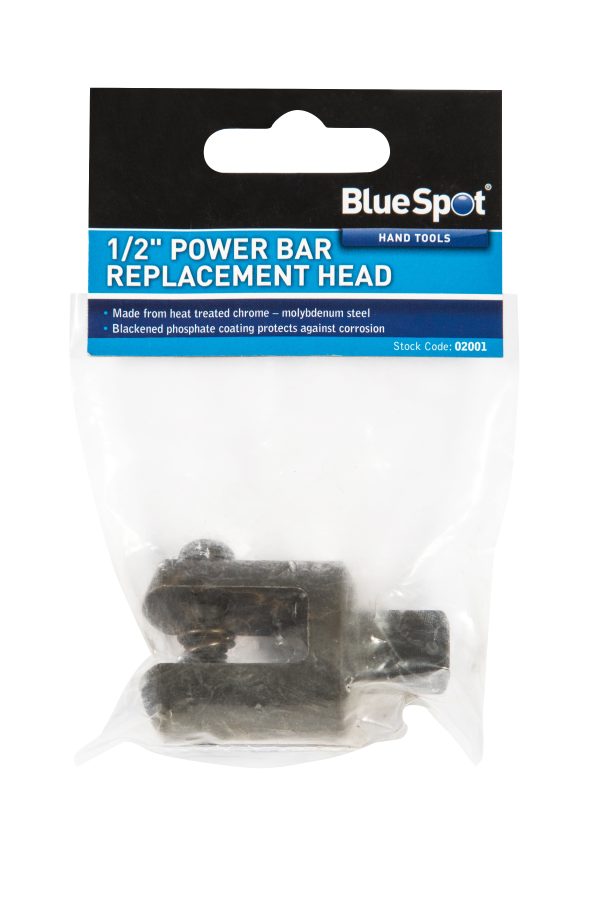 BlueSpot 1/2″ Power Bar Replacement Head Heat Treated Steel Corrosion Resistant