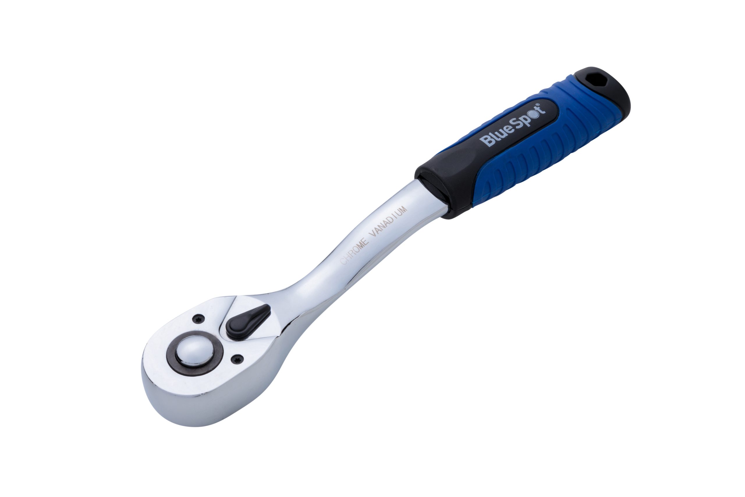 BlueSpot 1/2" Ratchet 72T Quick Release Soft Grip Chrome Vanadium - Image 2