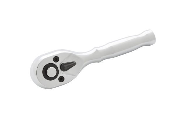 BlueSpot 1/2″ Stubby Ratchet 100T Carbon Steel Chrome Moly Quick Release