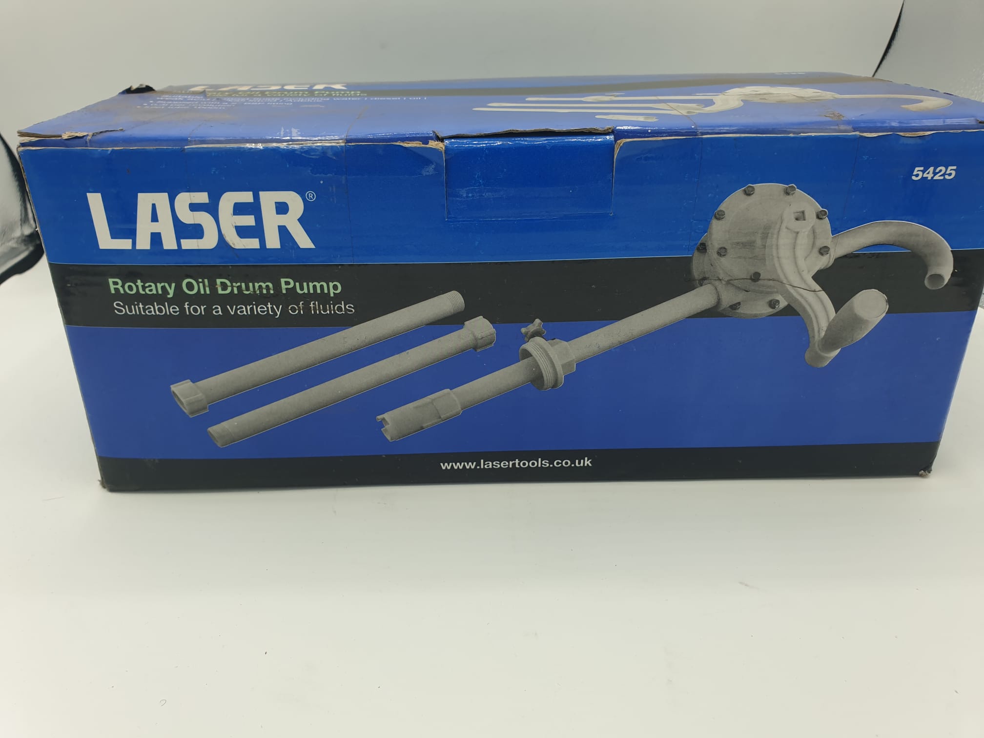 Laser Tools 5425 AdBlue Rotary Barrel Pump Manual Drum Dispenser - Image 3