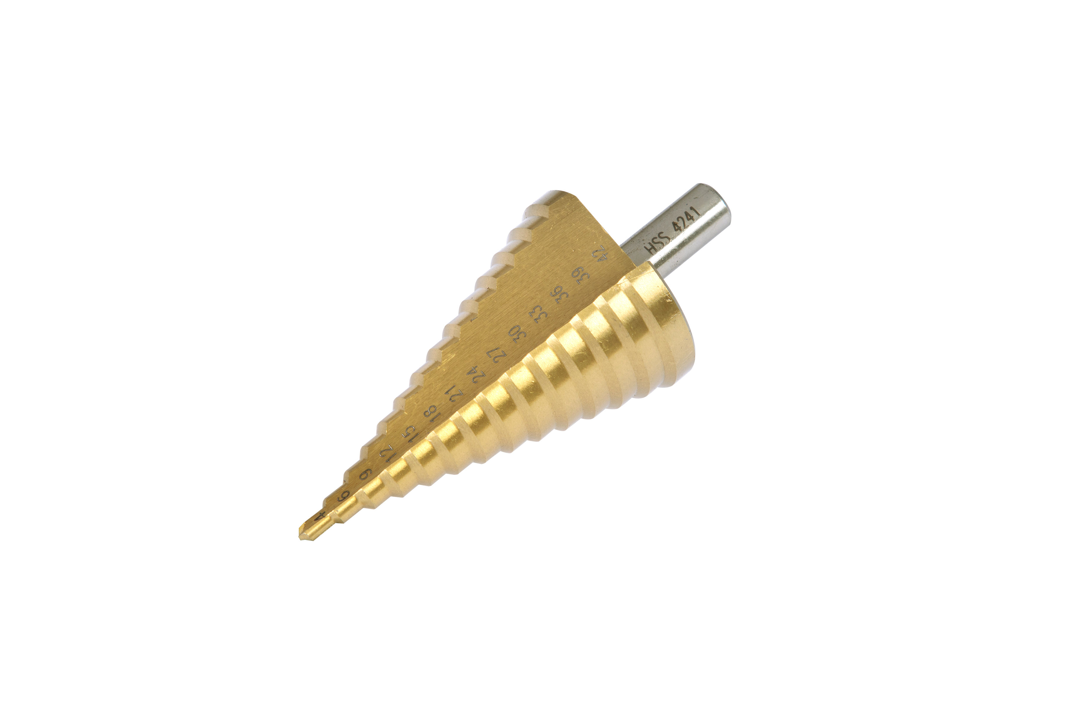 Bluespot HSS Step Drill Bit 4-42mm Titanium Coated Precision Metal Wood Plastic - Image 3