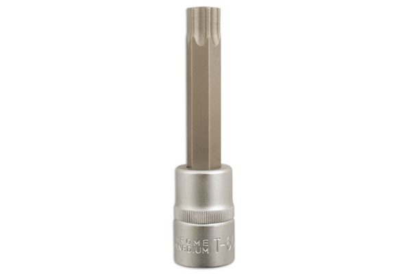 Laser 2112 T60 Torx Star Socket Bit 1/2″ Drive Long Series