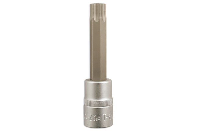 Laser 2112 T60 Torx Star Socket Bit 1/2″ Drive Long Series