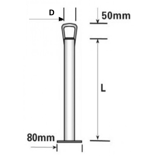Maypole Propstand 450mm 34mm Adjustable Trailer Caravan - Image 2