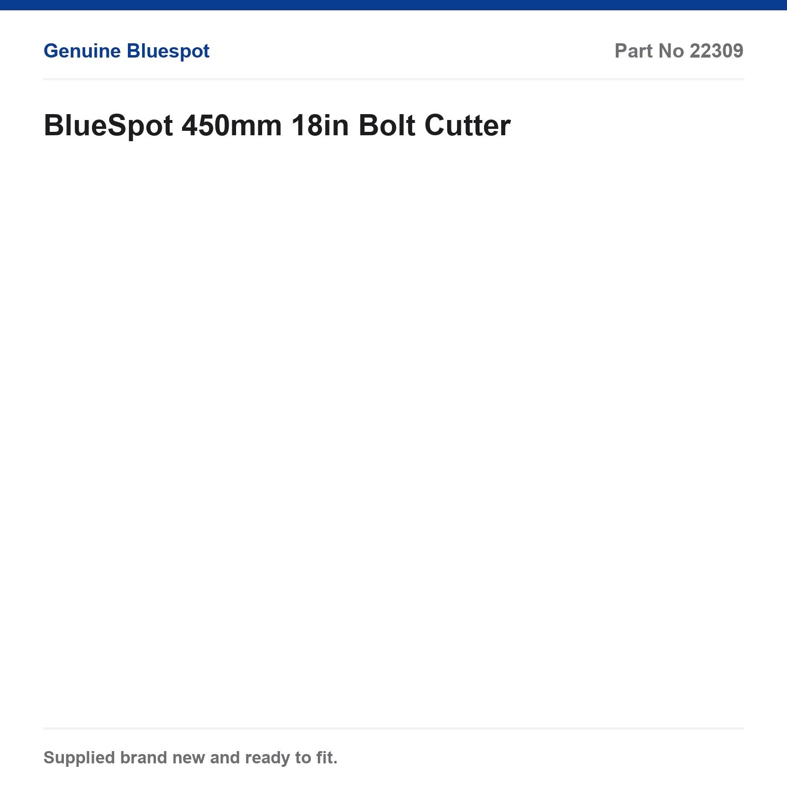 Blue Spot Tools Bolt Cutter 450mm 18in - Image 4