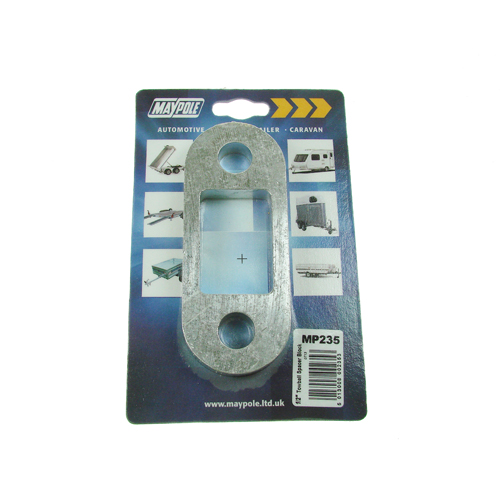 Maypole 0.5″ 12mm Towball Spacer Block Car Caravan Trailer Towing Towbar Hitch