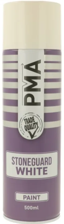 PMA Stone Guard White Anti-Chip Paint Coating 500ML Car Underbody Protection