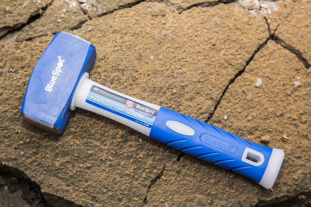 BlueSpot 1.1kg 2.4lb Fibreglass Lump Hammer Mallet - Image 2
